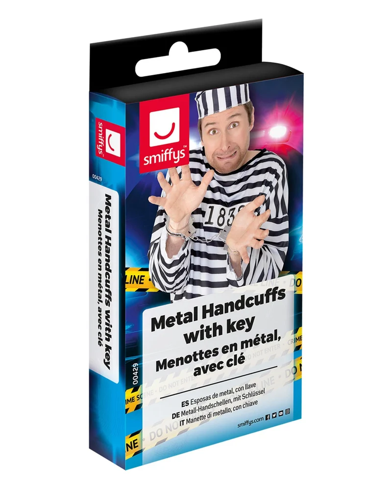 Metall Handschellen mit Schlüssel
