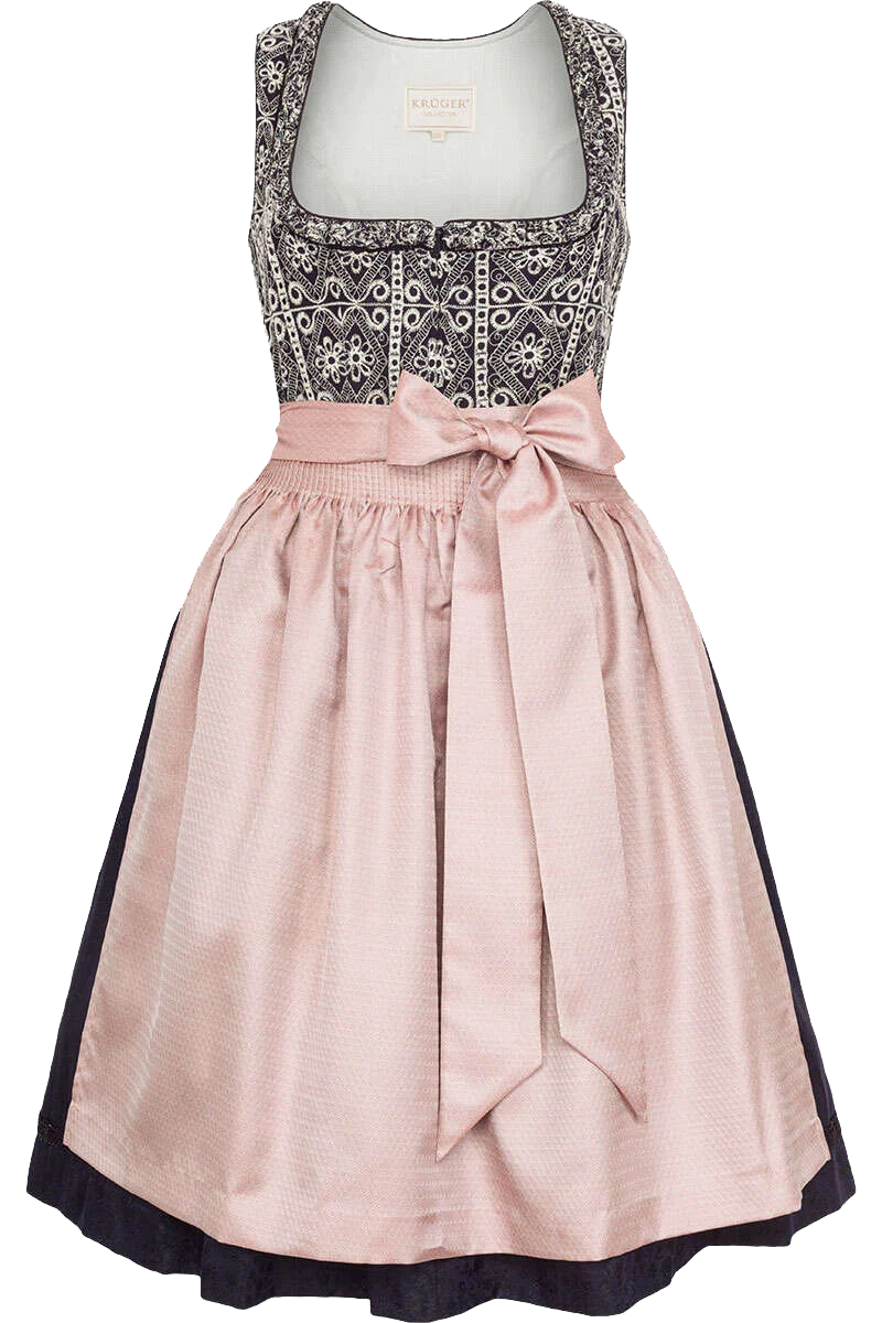 Mini-Dirndl mit Ethno-Muster
