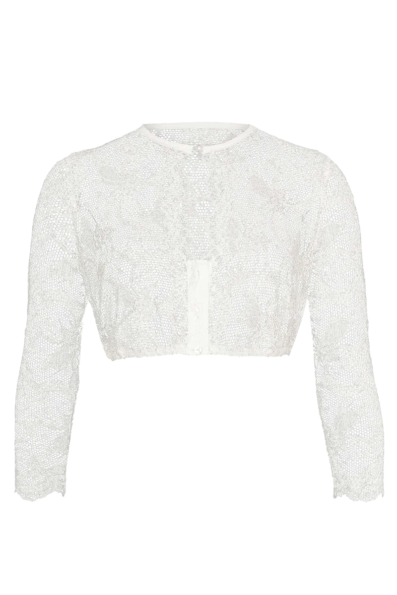 Spitzen-Dirndlbluse 3/4-Arm