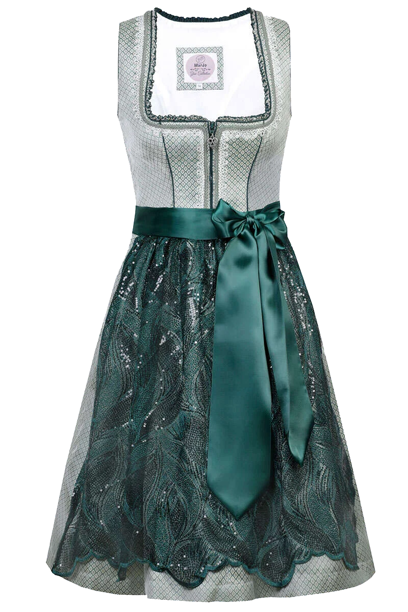 Mini-Dirndl mit Reißverschluss