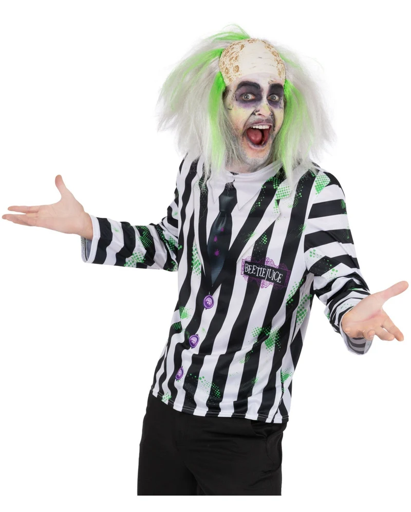 Beetlejuice Herren Kostüm Shirt