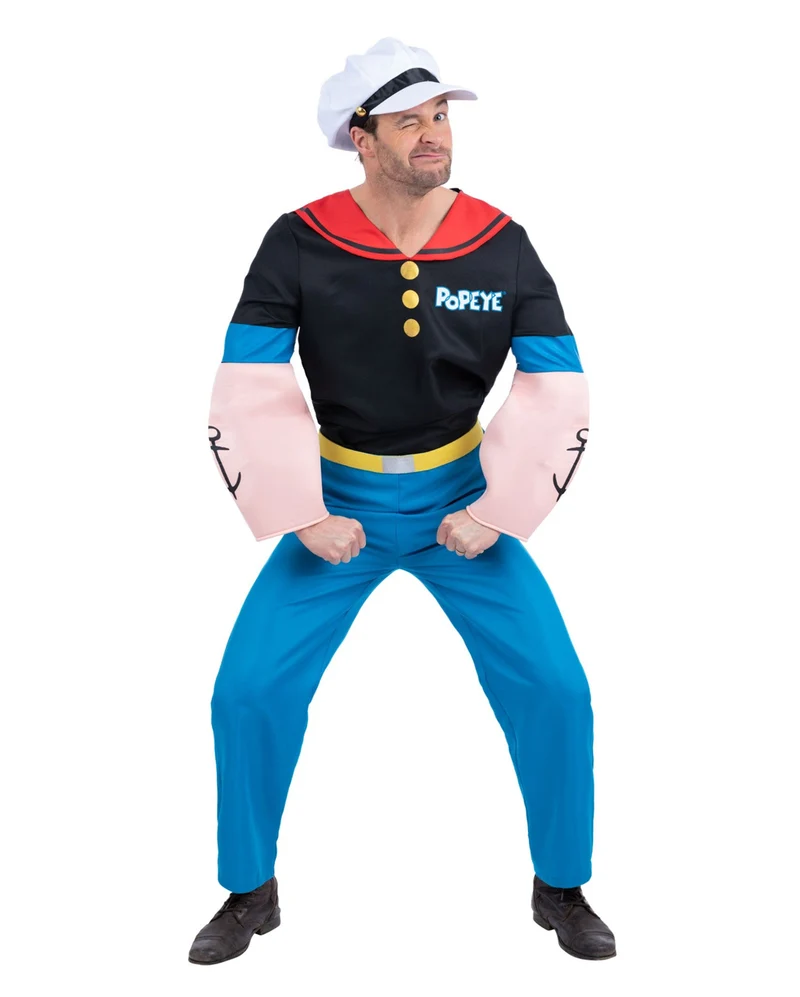Popeye Herren Kostüm