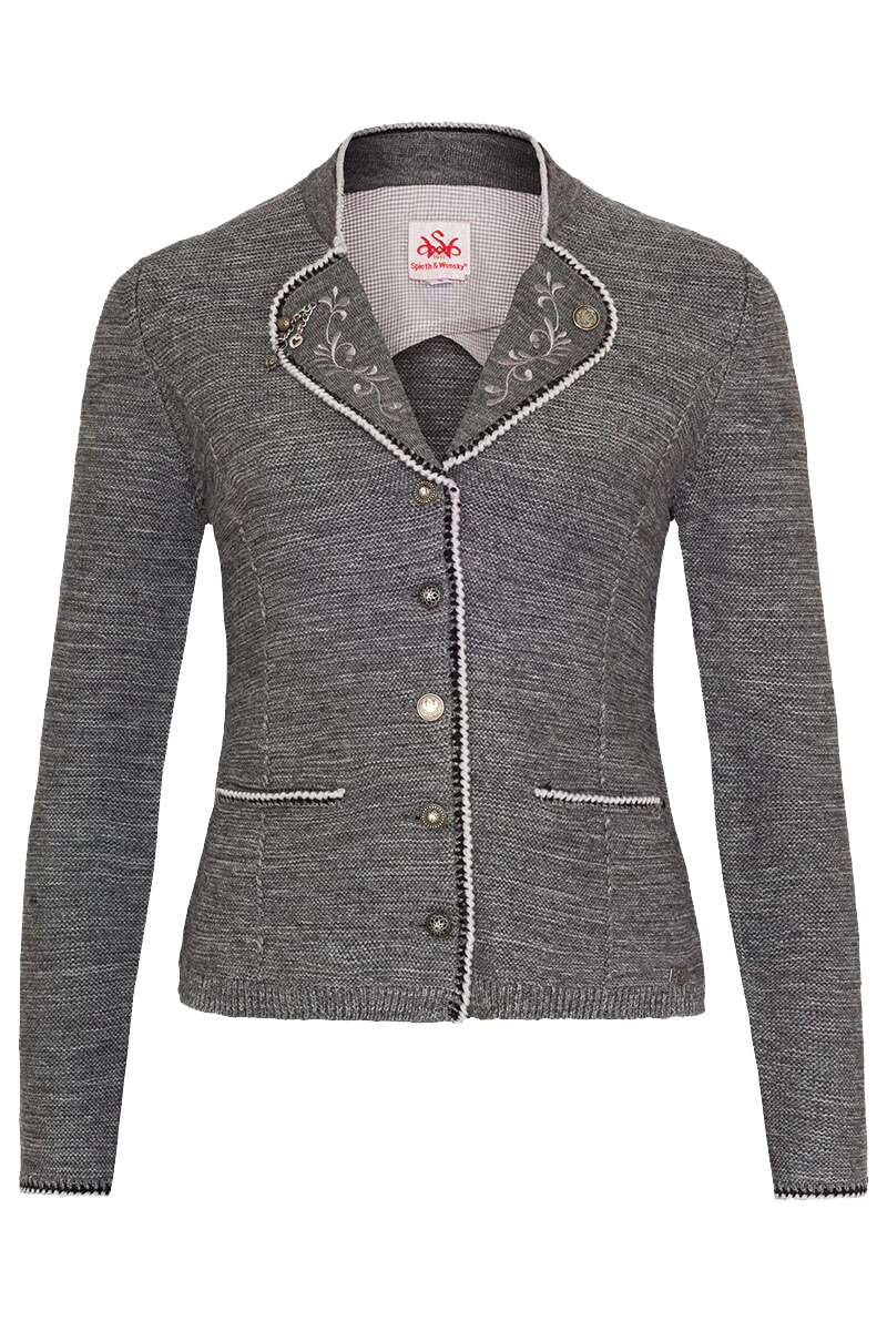 Damen Trachten-Strick-Blazer