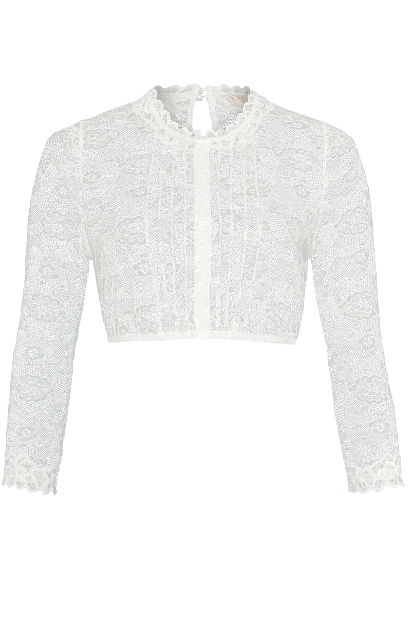 Spitzen-Dirndlbluse 3/4-Arm