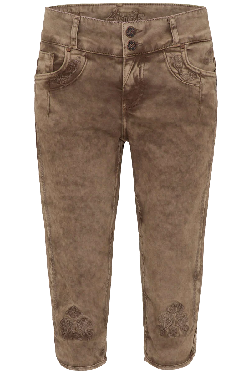 Damen Trachtenjeans-Kniebundhose 3/4-Hose