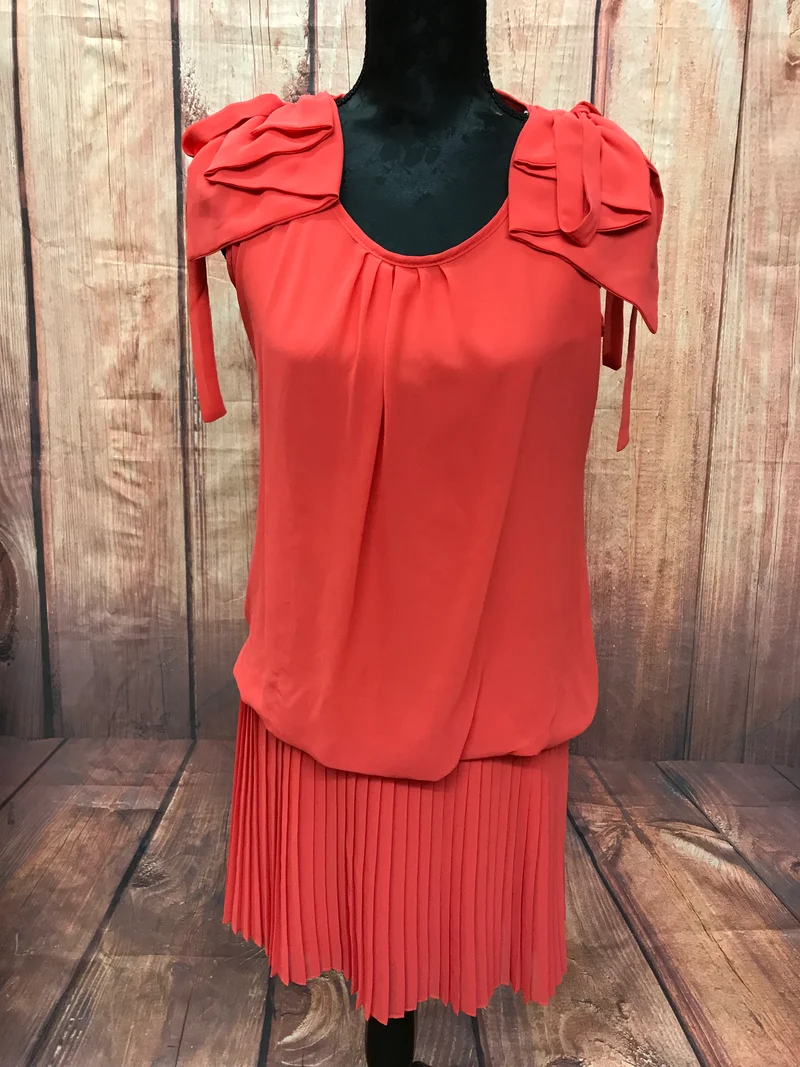 Vintage Swingkleid blassrot 30er 40er Stil Gr. 36