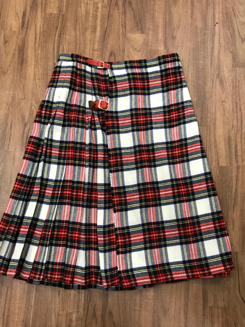 Kilt, Schottenrock vintage Bundweite ca. 86 cm, Gr.M