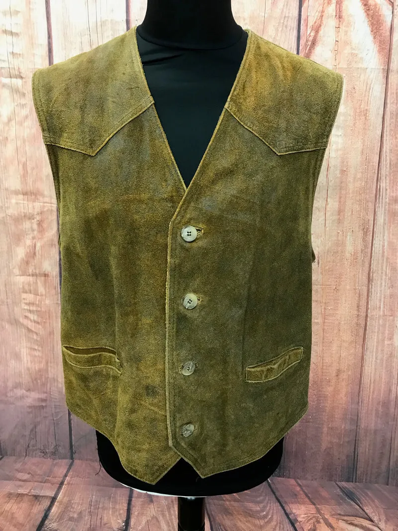 Herren Lederweste Vintage