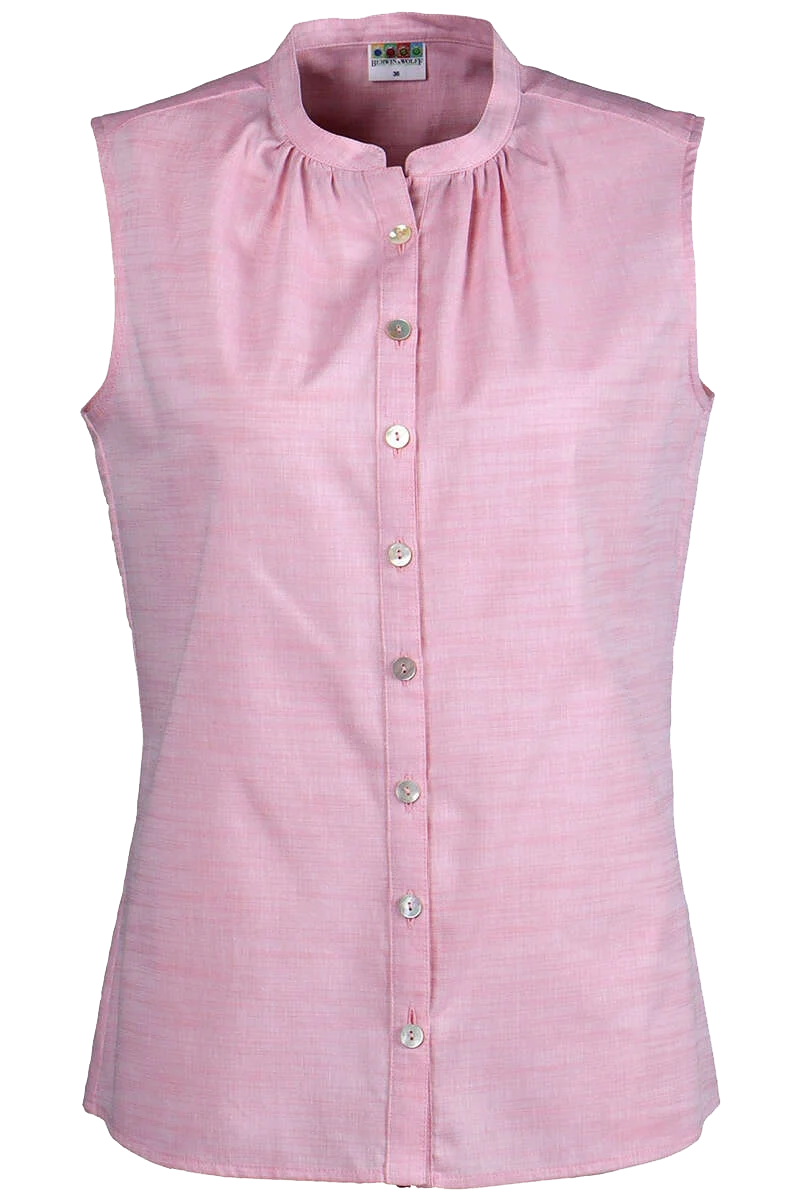 Damen Leinenbluse ohne Arm