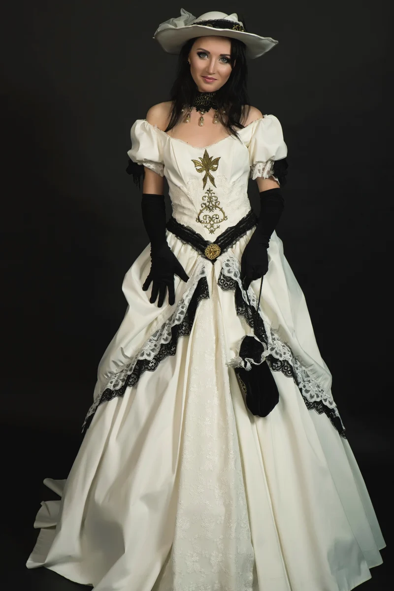Steampunk Hochzeitskleid Unikat – Viktorianisches Brautkleid Vintage