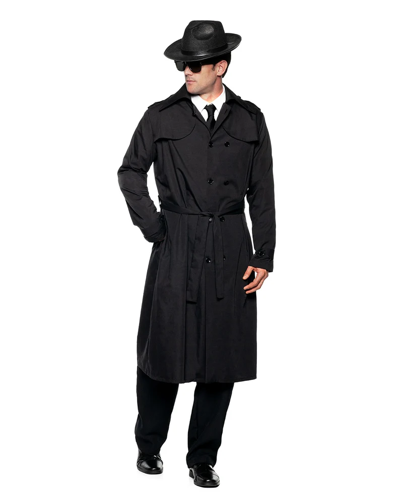 Spion Trench Coat Herrenkostüm