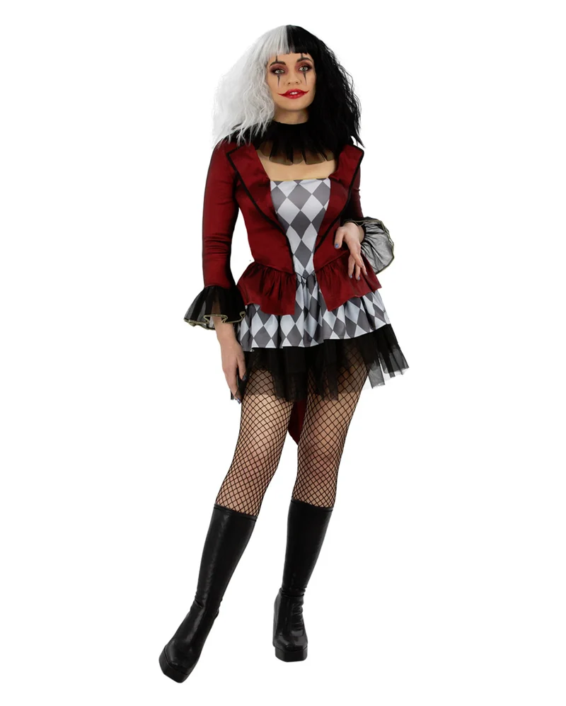 Evil Harlekin Damen Kostüm