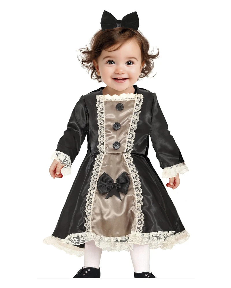 Gothic Puppe Kleinkinder Kostüm