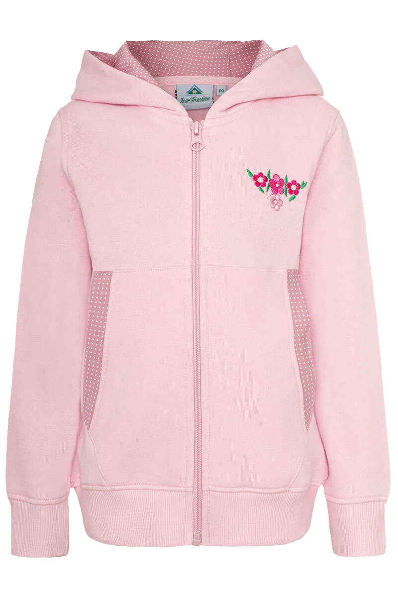 Kinder Trachten-Sweatjacke mit Kapuze