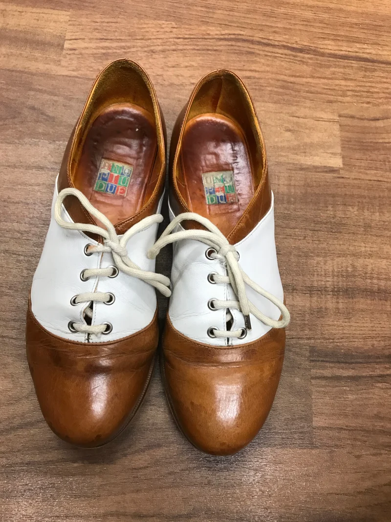 Vintage-Schuhe Spectator – Größe 38,5 (Damen)
