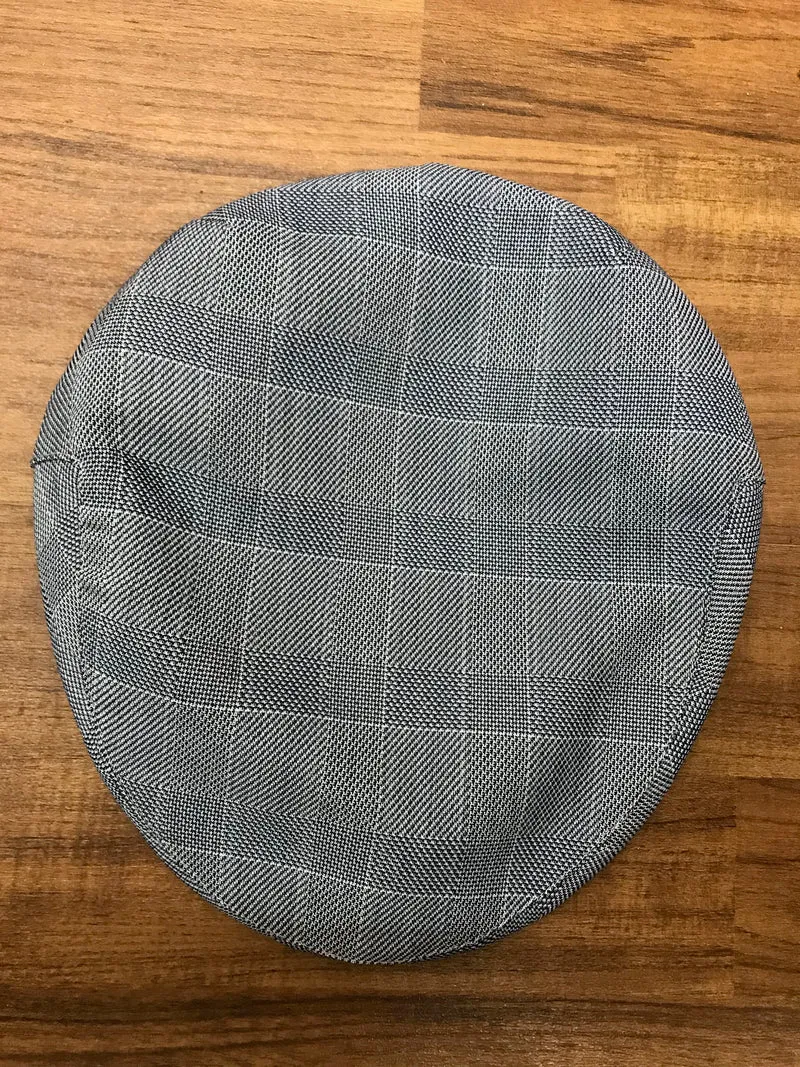 Graue 20er Jahre Newsboy Cap – Größe 57