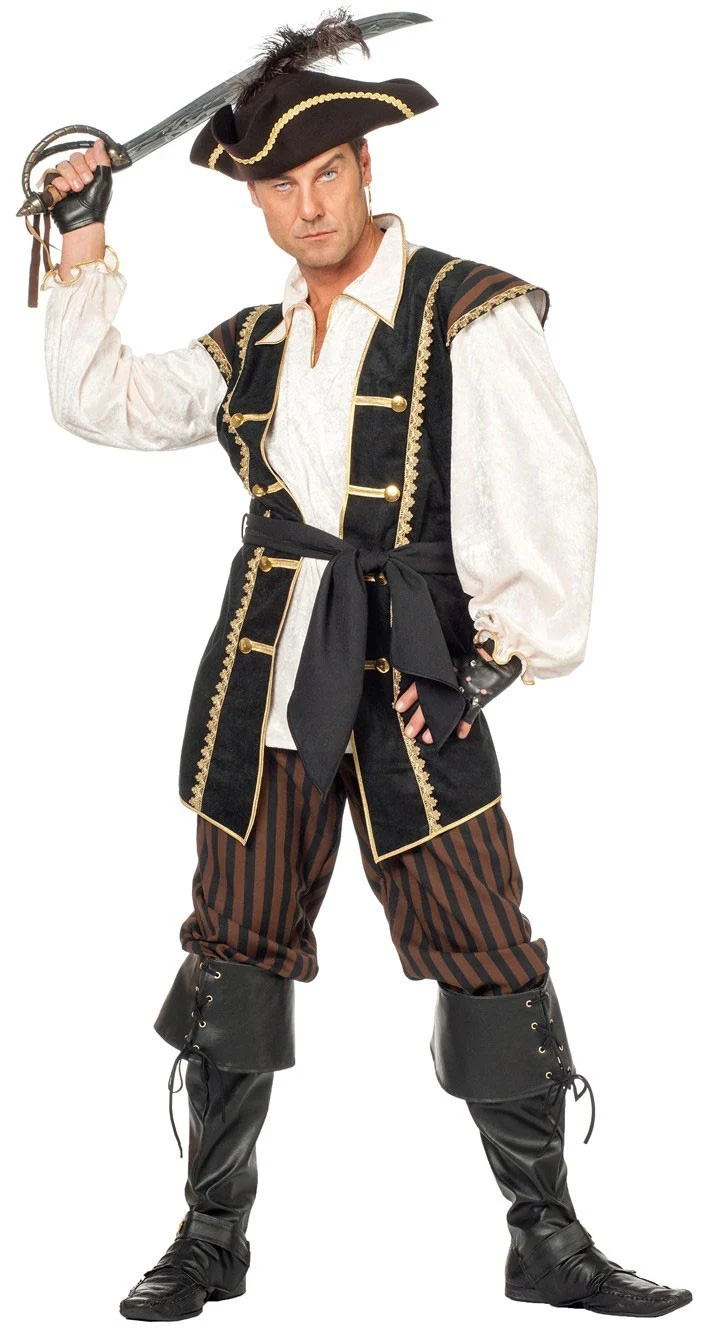 Mörderisches Piraten Herrenkostüm