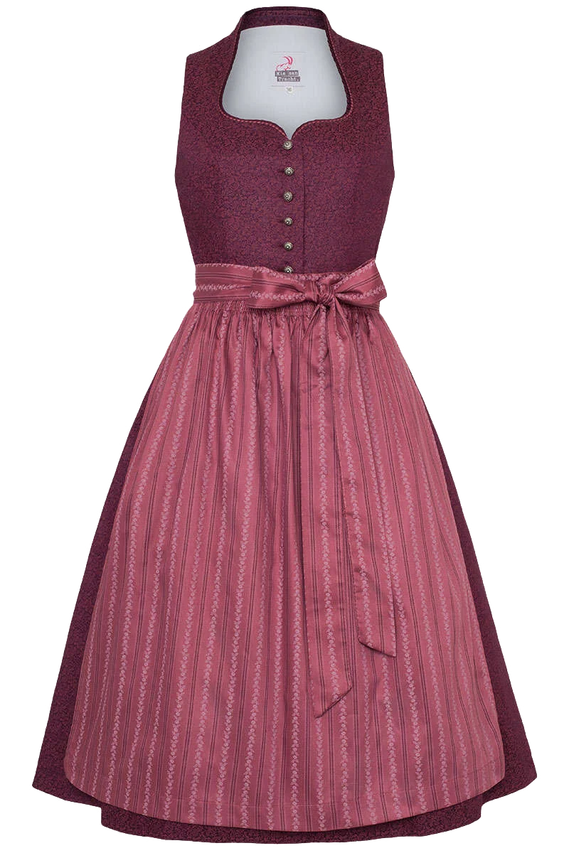 Baumwolldirndl mit Schneewittchen-Kragen