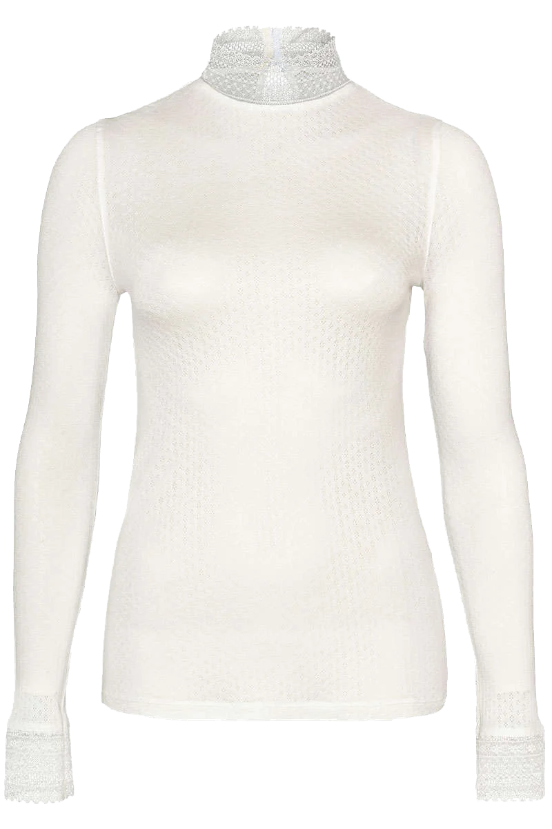 Damen Trachten-Longshirt mit Spitze