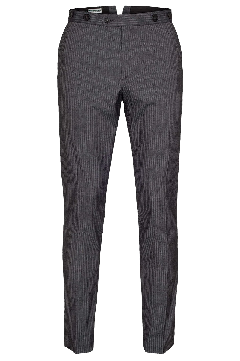 Herren Nadelstreifen Stresemann Hose mit Stretch
