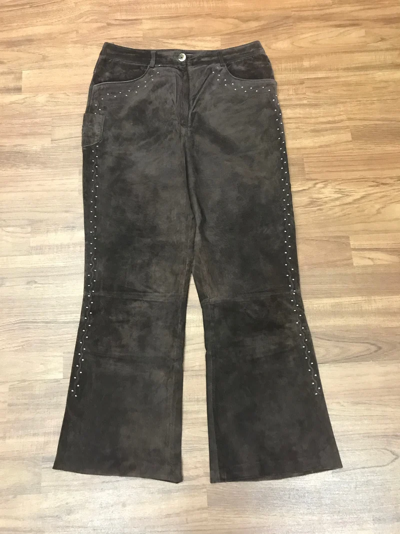 Trachtenlederhose mit Schlag – Damen, Größe 44, von Landhaus