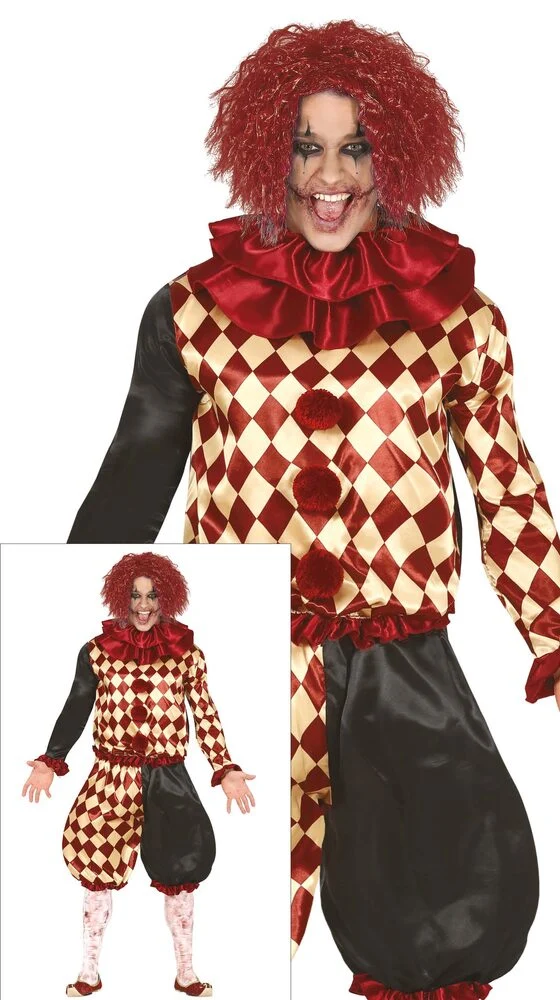 Psycho-Clown Kostüm für Männer