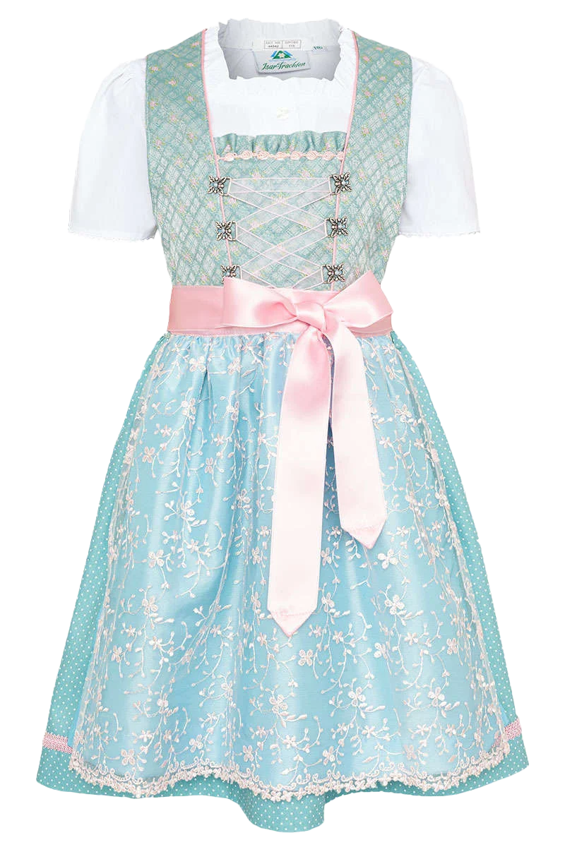 Kinderdirndl Teeniedirndl mit Bluse