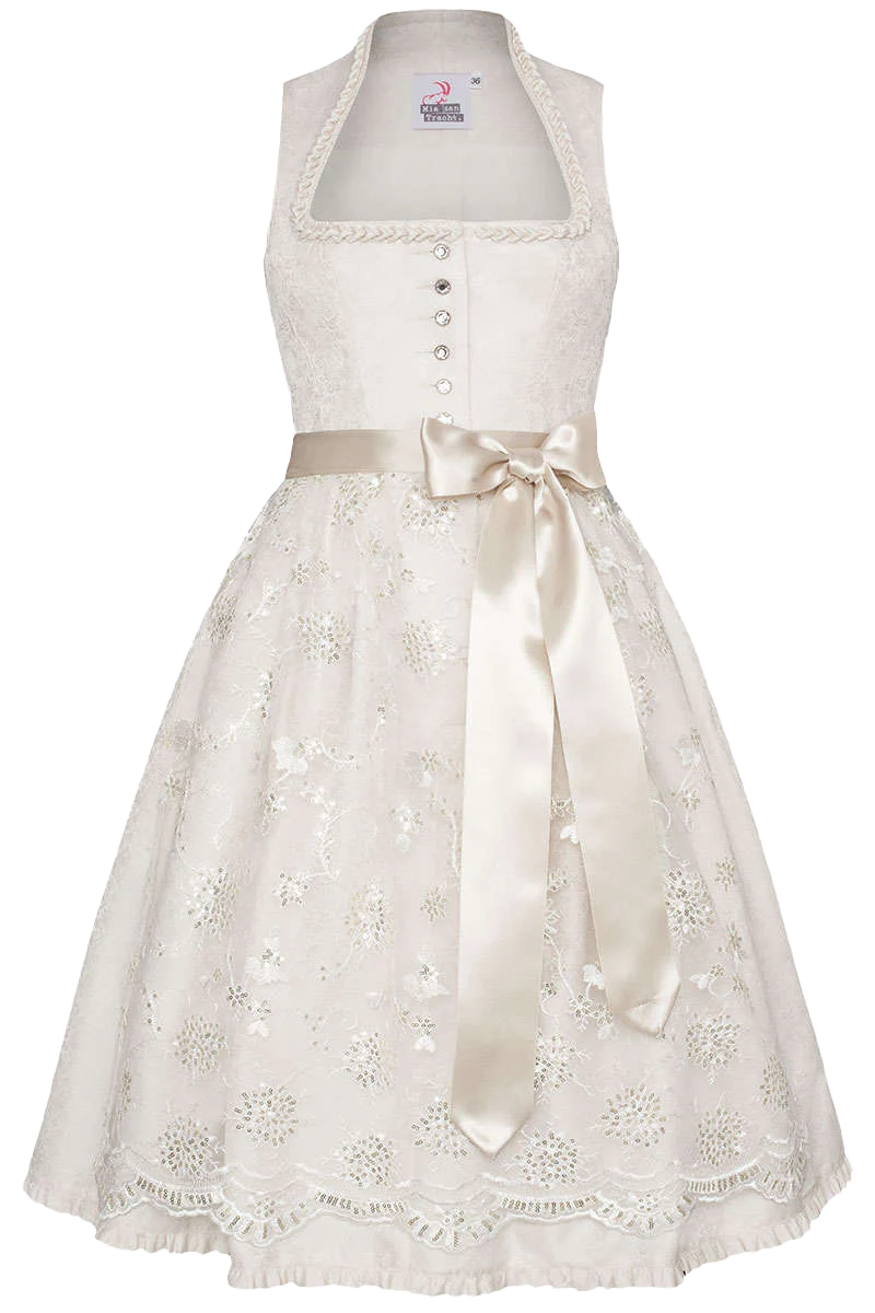 Brautdirndl cremeweiss