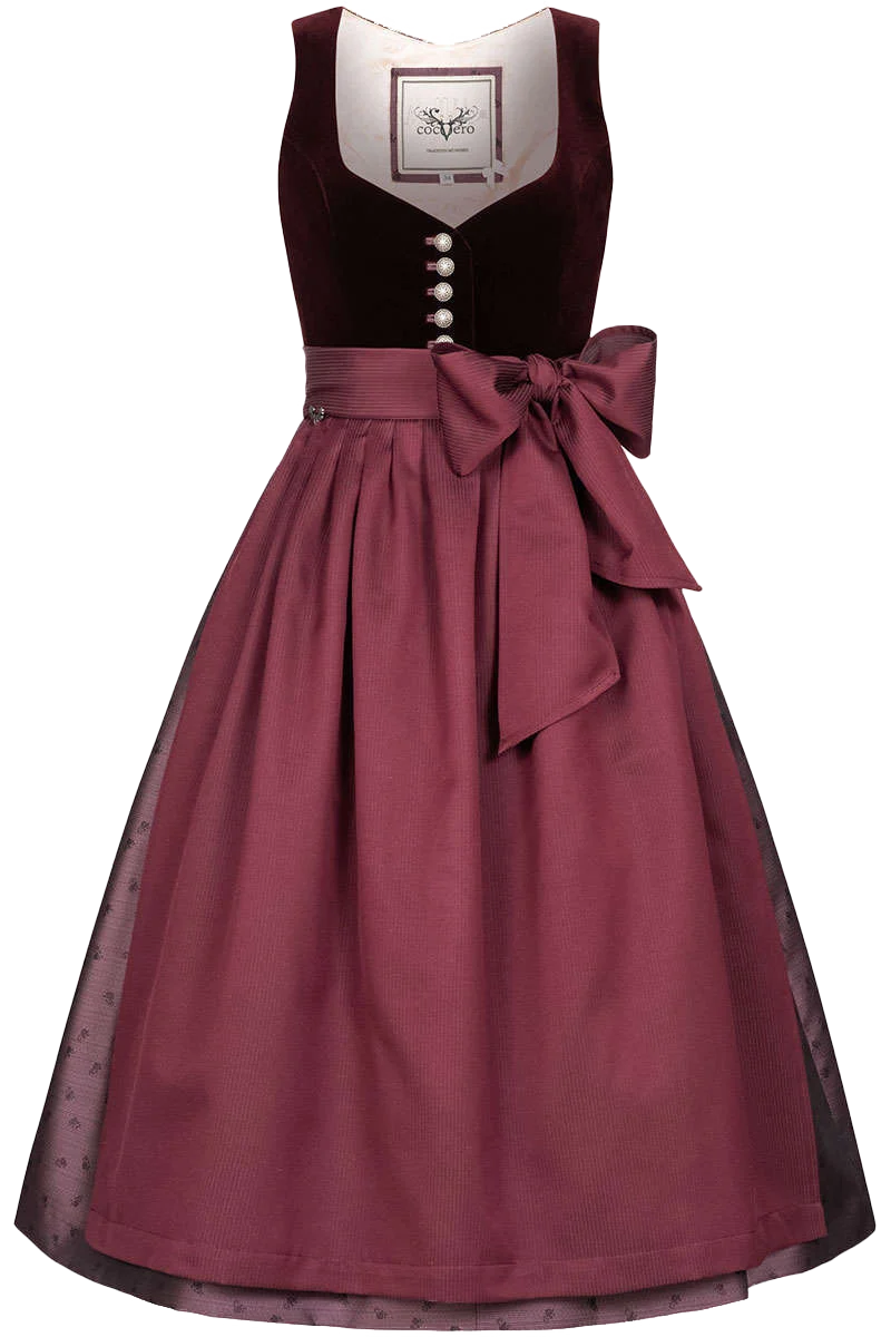 Samt Dirndl midi