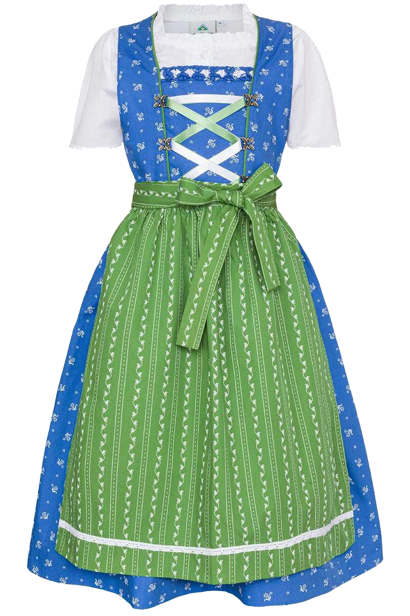 Kinder- und Teeniedirndl mit Bluse