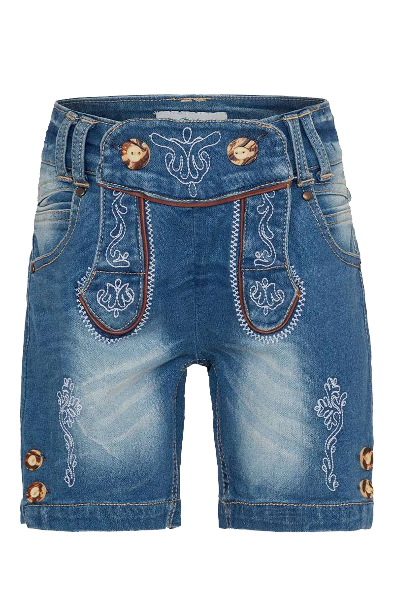 Kinder Trachten-Jeans Bermuda