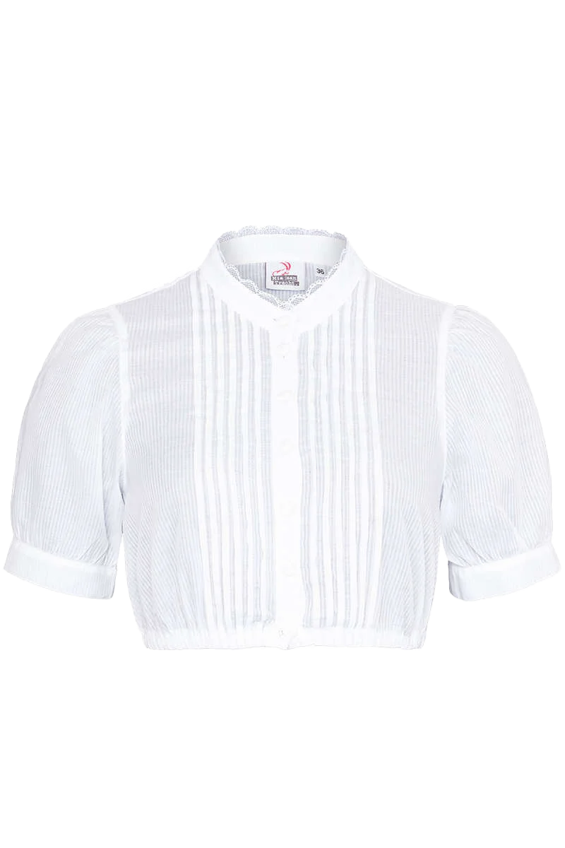 Dirndlbluse hochgeschlossen