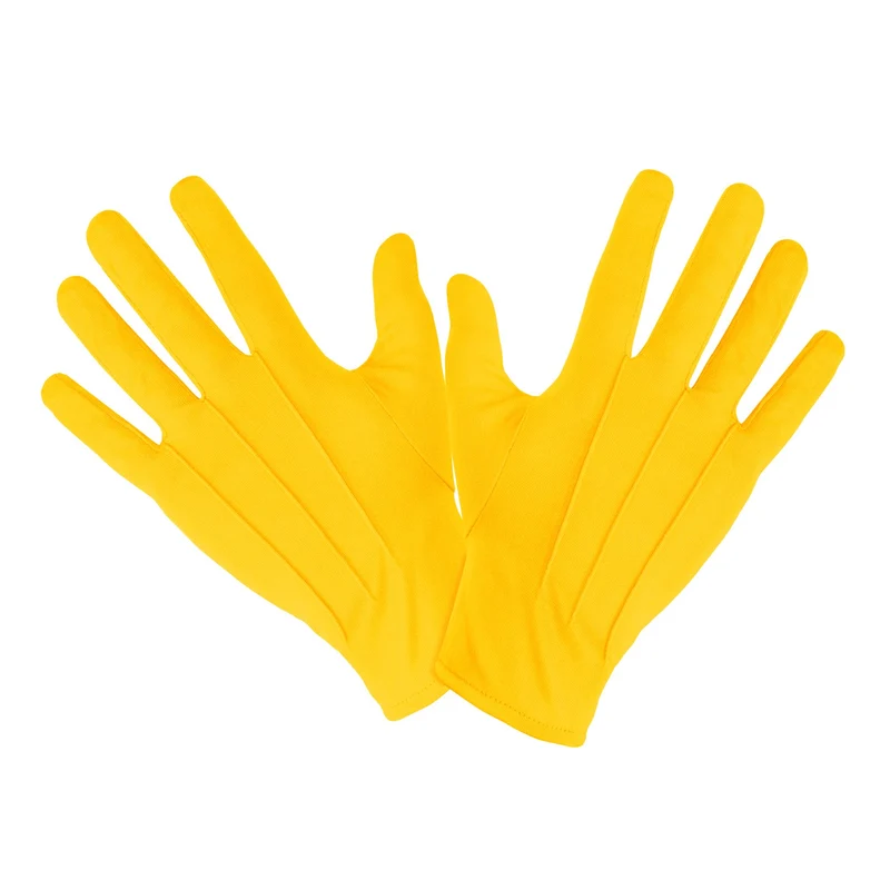 Sonnengelbe Handschuhe