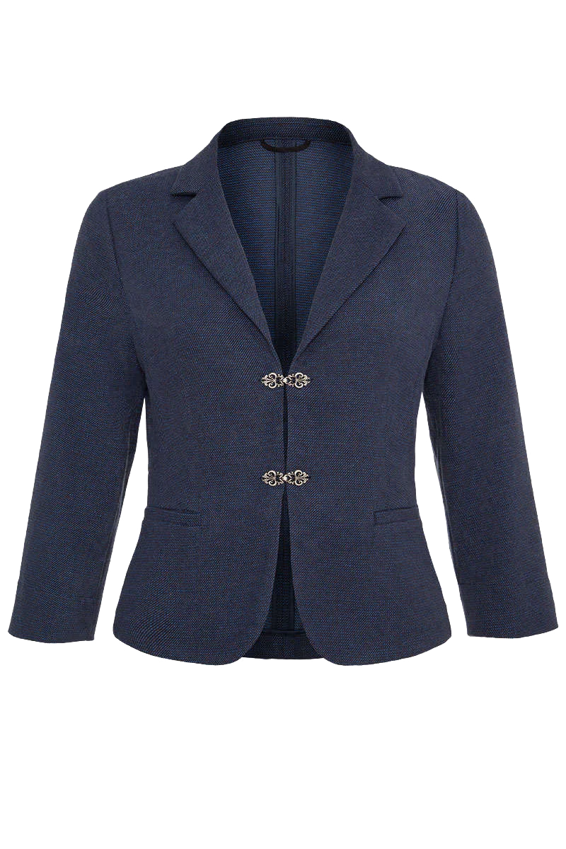 Trachten-Blazer 3/4 Arm kurz marine