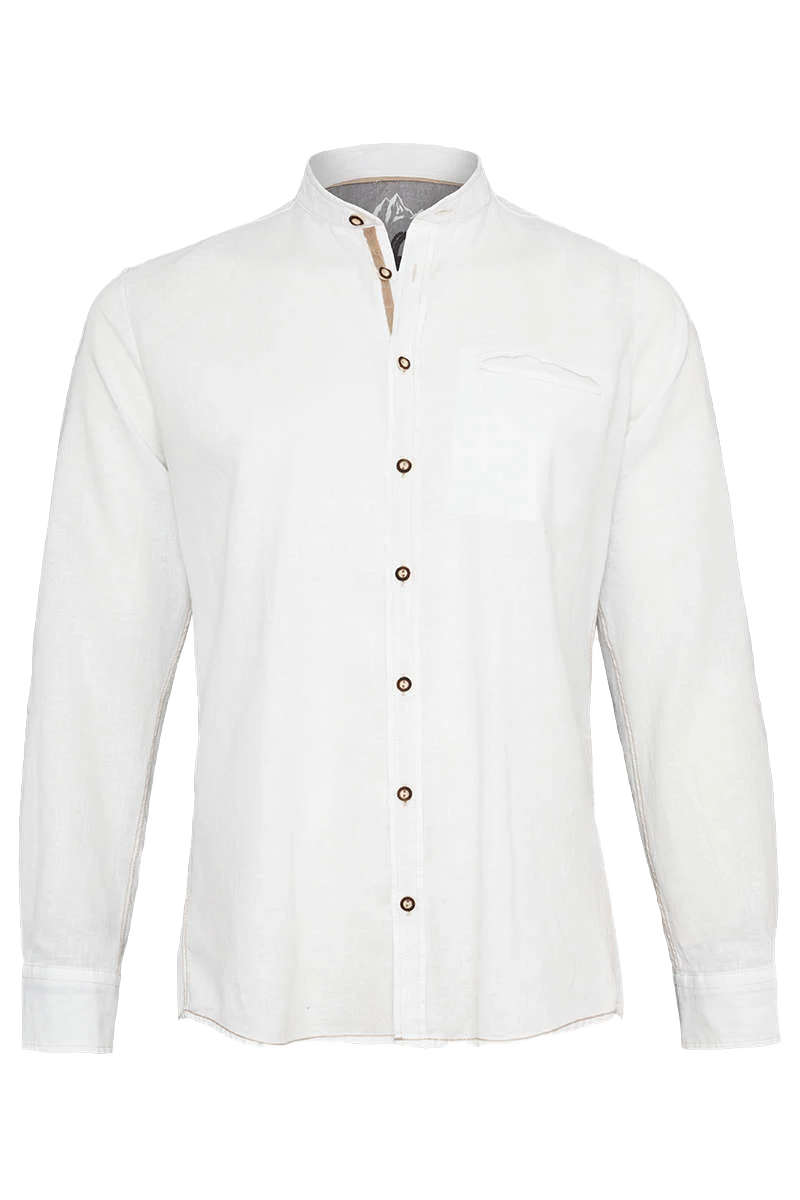 Stehbund-Trachtenhemd Slim Fit