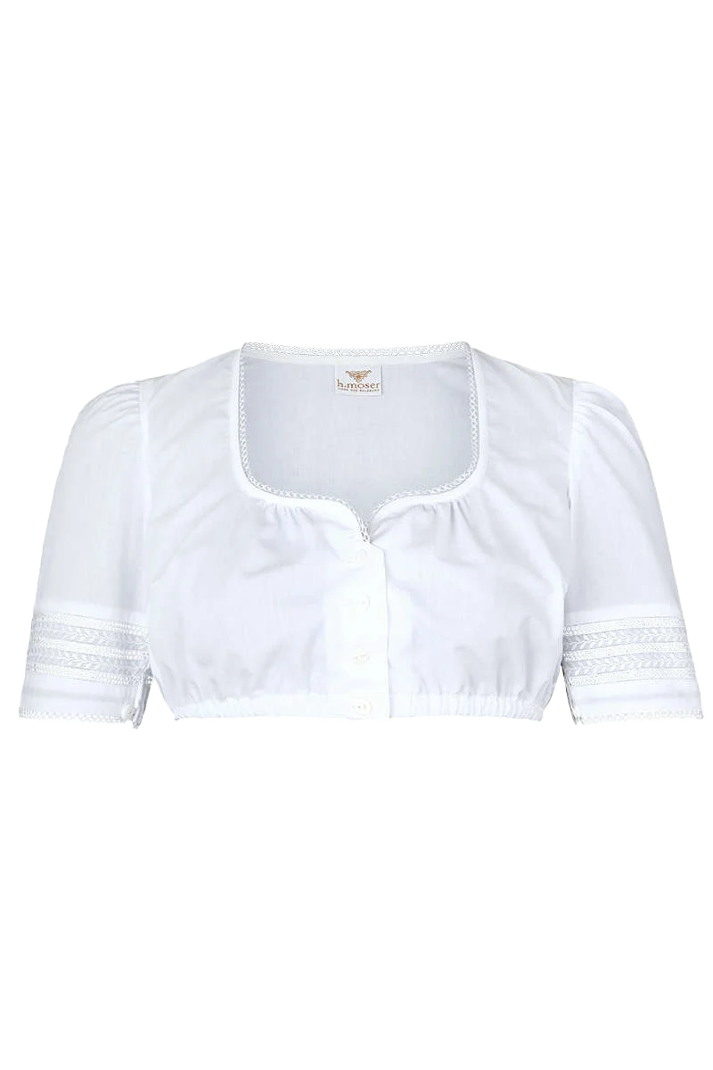 Dirndl-Bluse Herz-Ausschnitt
