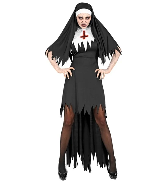 Horror Nonne Damenkostüm Classic