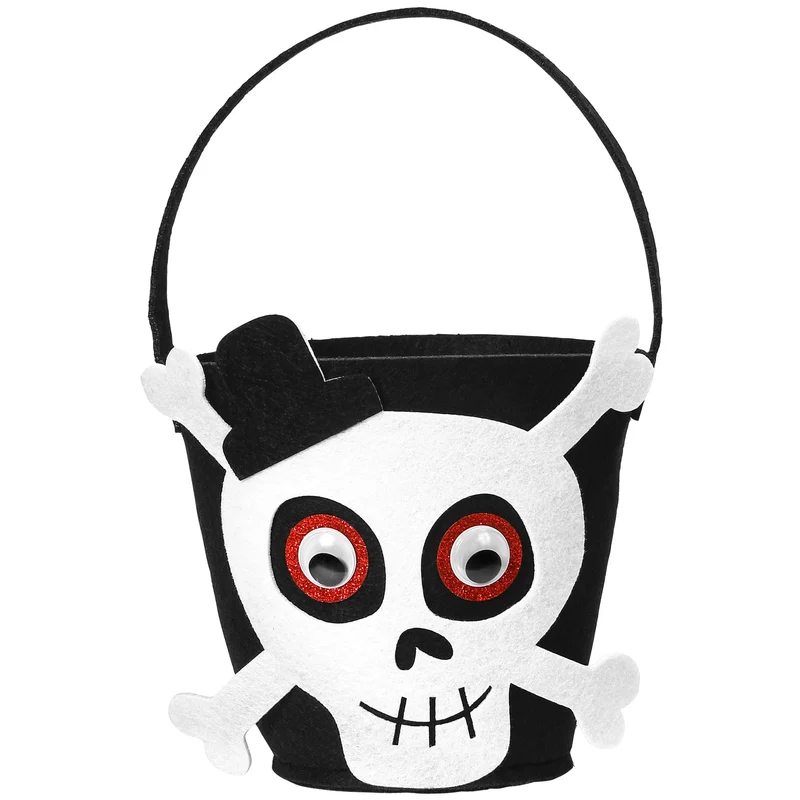 1 Trick or Treat Totenkopf Korb