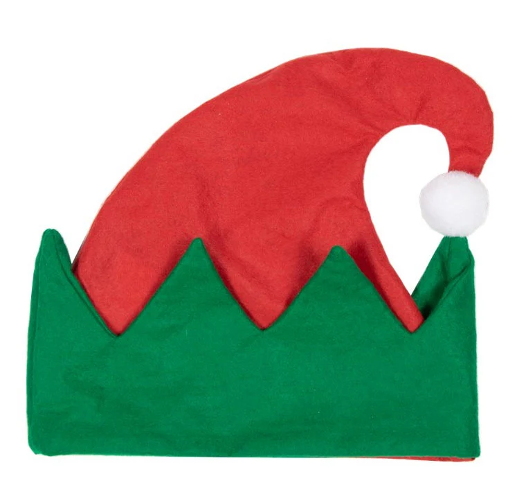 Weihnachtself Mütze für Erwachsene