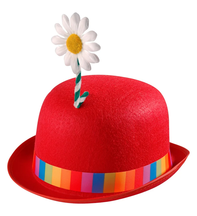 Rote Clowns Melone mit Blume