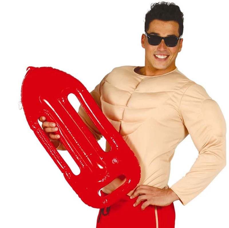 Rote Life Guard Boje aufblasbar