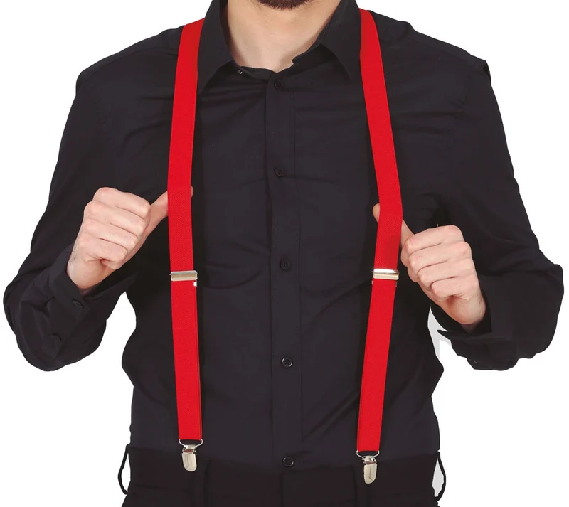 Hosenträger Classic rot