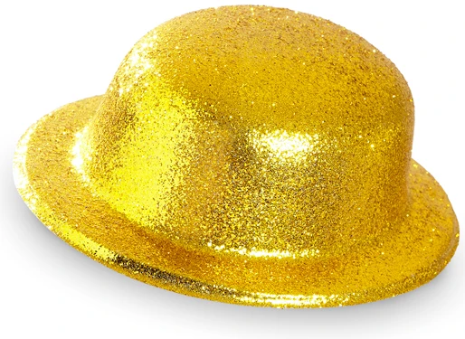 Glitzer Party Hut Gold