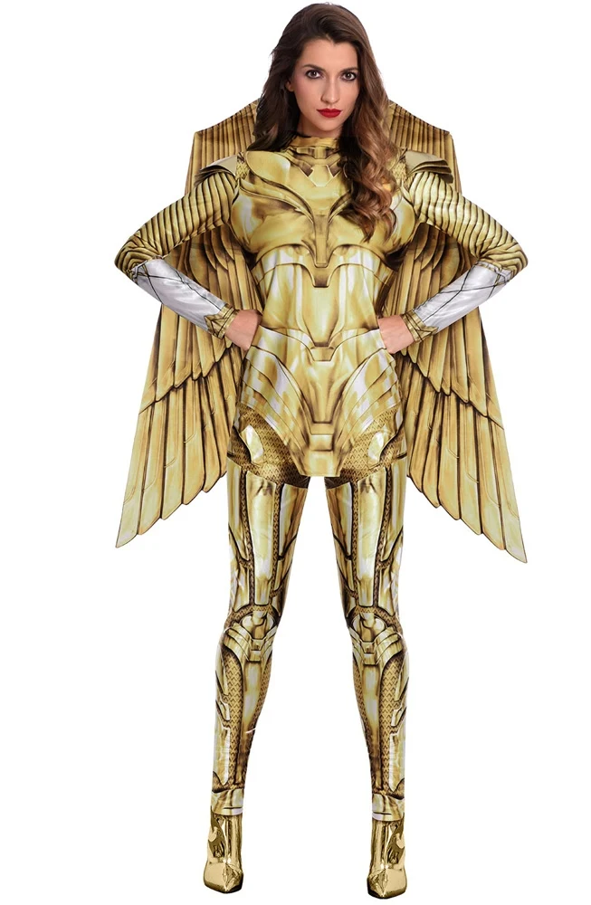 Wonder Woman Gold Hero Damenkostüm