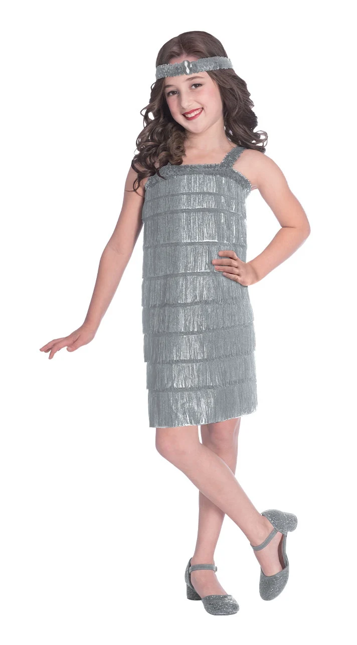 20er Jahre Flapper Kinderkostüm Deluxe