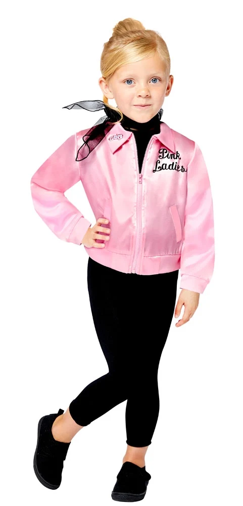 Pink Girl Grease Kostüm für Mädchen