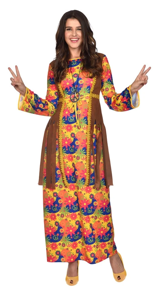 Hippie Peace Lady Mia Damenkostüm