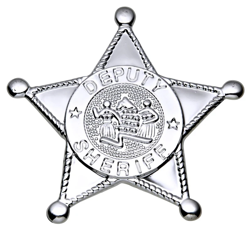 Western Sheriff Stern silber