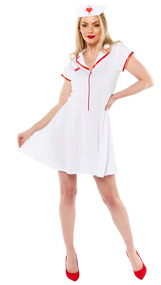 Sexy Krankenschwester Amber Damenkostüm