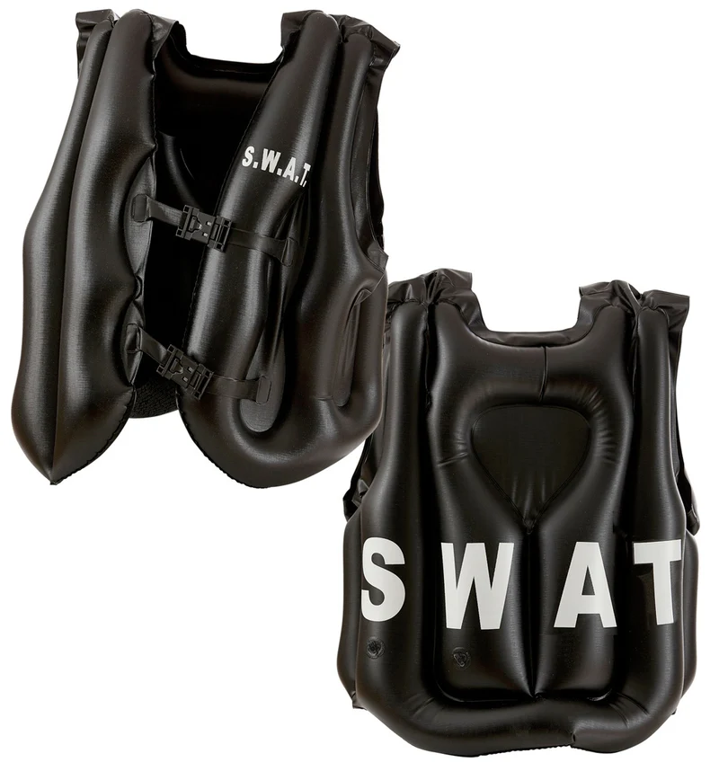 SWAT Weste aufblasbar für Erwachsene